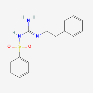 N-(N-phenethylcarbamimidoyl)benzenesulfonamide
