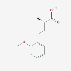 (2S)-4-(2-Methoxyphenyl)-2-methylbutanoic acid