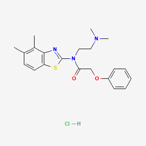 N-(2-(dimethylamino)ethyl)-N-(4,5-dimethylbenzo[d]thiazol-2-yl)-2-phenoxyacetamide hydrochloride