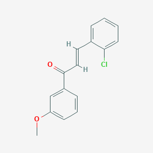 (E)-3-(2-chlorophenyl)-1-(3-methoxyphenyl)prop-2-en-1-one