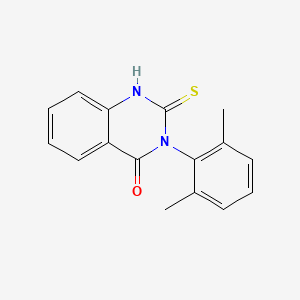 3-(2,6-Dimethylphenyl)-2-sulfanyl-3,4-dihydroquinazolin-4-one