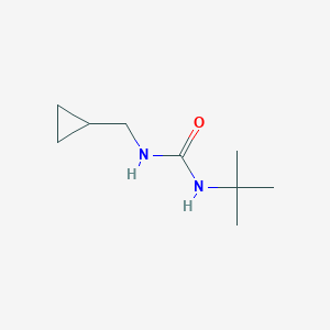 molecular formula C9H18N2O B2396398 1-(Tert-butyl)-3-(cyclopropylmethyl)urea CAS No. 1598027-65-6