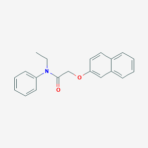 molecular formula C20H19NO2 B239640 N-ethyl-2-(2-naphthyloxy)-N-phenylacetamide 