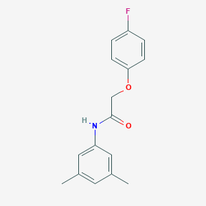 molecular formula C16H16FNO2 B239641 N-(3,5-dimethylphenyl)-2-(4-fluorophenoxy)acetamide 