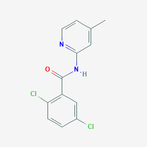 molecular formula C13H10Cl2N2O B239645 2,5-dichloro-N-(4-methylpyridin-2-yl)benzamide 