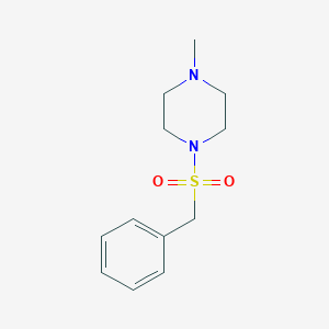 molecular formula C12H18N2O2S B239646 1-(Benzylsulfonyl)-4-methylpiperazine 
