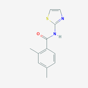 molecular formula C12H12N2OS B239649 2,4-dimethyl-N-(1,3-thiazol-2-yl)benzamide 