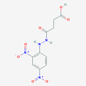 molecular formula C10H10N4O7 B2396508 3-{N-[(2,4-dinitrophenyl)amino]carbamoyl}propanoic acid CAS No. 110358-59-3
