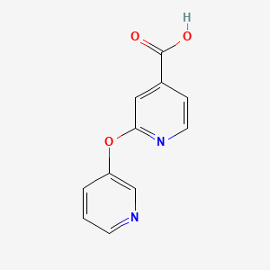2-(Pyridin-3-yloxy)pyridine-4-carboxylic acid