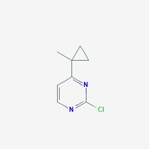 2-Chloro-4-(1-methylcyclopropyl)pyrimidine