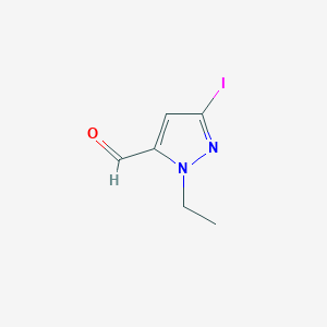 2-Ethyl-5-iodopyrazole-3-carbaldehyde
