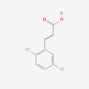 molecular formula C9H6Cl2O2 B2396620 trans-3-(2,5-Dichlorophenyl)-2-propenoic Acid CAS No. 101869-82-3; 20595-47-5