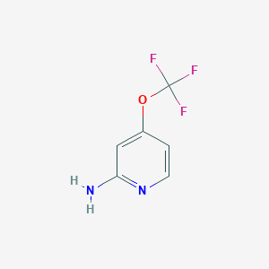 molecular formula C6H5F3N2O B2396640 4-(Trifluoromethoxy)pyridin-2-amine CAS No. 1206980-54-2