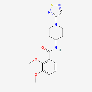 N-(1-(1,2,5-thiadiazol-3-yl)piperidin-4-yl)-2,3-dimethoxybenzamide