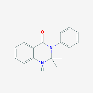 molecular formula C16H16N2O B239665 2,2-dimethyl-3-phenyl-2,3-dihydroquinazolin-4(1H)-one 