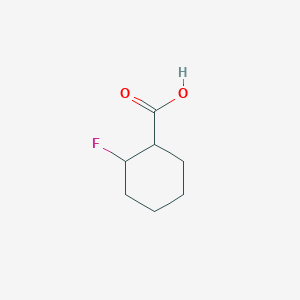 molecular formula C7H11FO2 B2396656 2-Fluorocyclohexane-1-carboxylic acid CAS No. 1529678-51-0