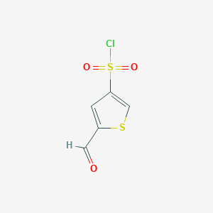5-Formylthiophene-3-sulfonyl chloride
