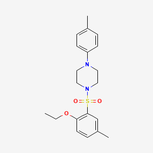 1-[(2-Ethoxy-5-methylphenyl)sulfonyl]-4-(4-methylphenyl)piperazine