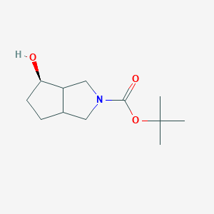 (4R)-tert-Butyl 4-hydroxyhexahydrocyclopenta[c]pyrrole-2(1H)-carboxylate