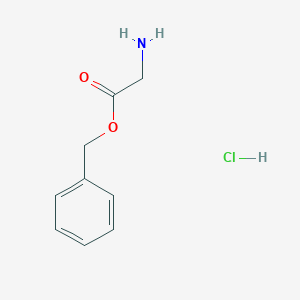 molecular formula C9H12ClNO2 B023967 Benzyl 2-aminoacetate Hydrochloride CAS No. 2462-31-9