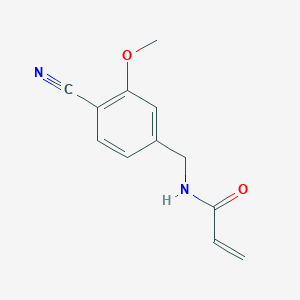 N-[(4-Cyano-3-methoxyphenyl)methyl]prop-2-enamide