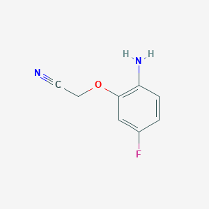 2-(2-Amino-5-fluorophenoxy)acetonitrile