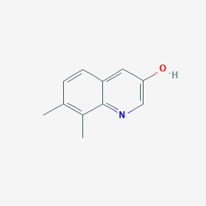 molecular formula C11H11NO B2396721 7,8-Dimethylquinolin-3-ol CAS No. 1486119-10-1
