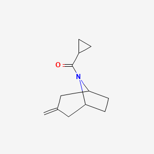 cyclopropyl((1R,5S)-3-methylene-8-azabicyclo[3.2.1]octan-8-yl)methanone