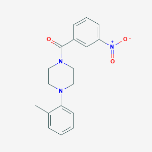 4-(2-Methylphenyl)piperazinyl 3-nitrophenyl ketone