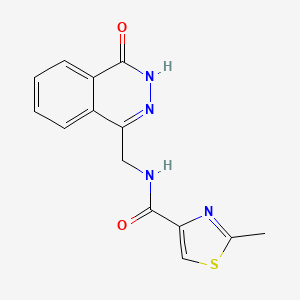 2-methyl-N-((4-oxo-3,4-dihydrophthalazin-1-yl)methyl)thiazole-4-carboxamide