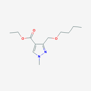 Ethyl 3-(butoxymethyl)-1-methylpyrazole-4-carboxylate