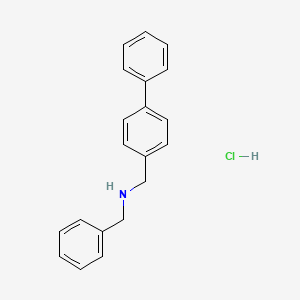 n-Benzyl-1-(4-biphenylyl)methanamine hydrochloride