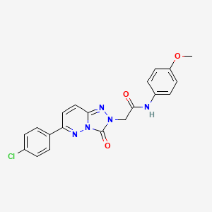 2-[6-(4-chlorophenyl)-3-oxo-[1,2,4]triazolo[4,3-b]pyridazin-2-yl]-N-(4-methoxyphenyl)acetamide