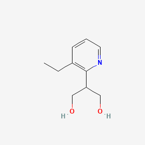 2-(3-Ethyl-pyridin-2-yl)-propane-1,3-diol