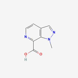 1-methyl-1H-pyrazolo[3,4-c]pyridine-7-carboxylic acid