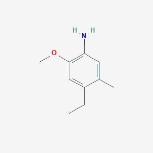 molecular formula C10H15NO B2396794 4-Ethyl-2-methoxy-5-methylaniline CAS No. 1880880-76-1
