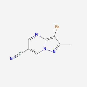 3-Bromo-2-methylpyrazolo[1,5-a]pyrimidine-6-carbonitrile