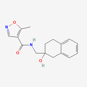 N-((2-hydroxy-1,2,3,4-tetrahydronaphthalen-2-yl)methyl)-5-methylisoxazole-4-carboxamide