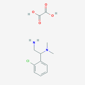1-(2-chlorophenyl)-N1,N1-dimethylethane-1,2-diamine oxalate