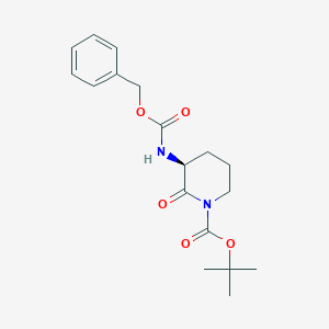 Tert-butyl (3S)-2-oxo-3-(phenylmethoxycarbonylamino)piperidine-1-carboxylate
