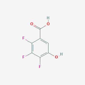 molecular formula C7H3F3O3 B2396857 2,3,4-三氟-5-羟基苯甲酸 CAS No. 38233-44-2