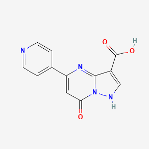 7-Hydroxy-5-(pyridin-4-yl)pyrazolo[1,5-a]pyrimidine-3-carboxylic acid