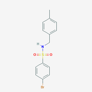 molecular formula C14H14BrNO2S B239687 4-bromo-N-(4-methylbenzyl)benzenesulfonamide 