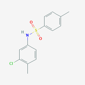 molecular formula C14H14ClNO2S B239689 N-(3-chloro-4-methylphenyl)-4-methylbenzenesulfonamide 