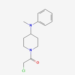 2-Chloro-1-[4-(N-methylanilino)piperidin-1-yl]ethanone