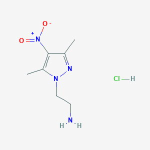 2-(3,5-Dimethyl-4-nitro-1H-pyrazol-1-yl)ethanamine hydrochloride