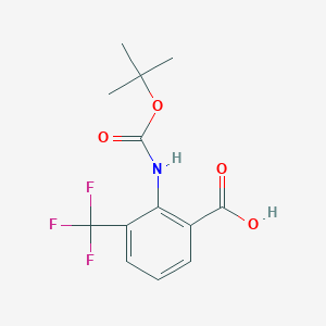 2-(Tert-butoxycarbonylamino)-3-(trifluoromethyl)benzoic acid