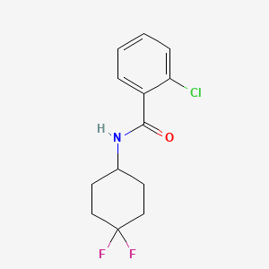 molecular formula C13H14ClF2NO B2396946 2-Chlor-N-(4,4-Difluorcyclohexyl)benzamid CAS No. 2034515-09-6