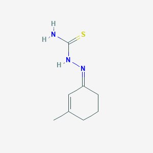 molecular formula C8H13N3S B2396948 [(Z)-(3-methylcyclohex-2-en-1-ylidene)amino]thiourea CAS No. 861316-71-4