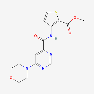 Methyl 3-(6-morpholinopyrimidine-4-carboxamido)thiophene-2-carboxylate